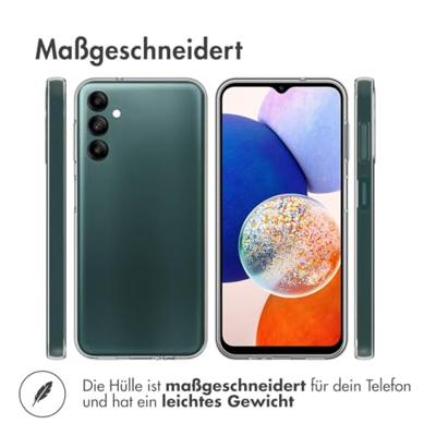 Accezz Clear Backcover Samsung Galaxy A14 (5G/4G) Telefoonhoesje Transparant