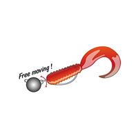 Gamakatsu Worm 330 Bottom Jigging Haak Size 1/0 - thumbnail