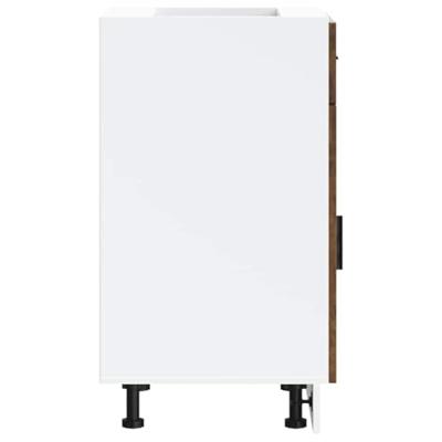 Keuken onderkast "Porto" bewerkt hout gerookt eikenkleurig Keuken onderkast "Porto" bewerkt hout gerookt eikenkleurig