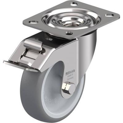 Blickle LEX-TPA 102G-FI Zwenkwiel met rem Wieldiameter: 100 mm Draagvermogen (max.): 110 kg 1 stuk(s)