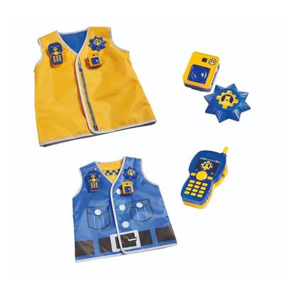 Simba politieset Brandweerman Sam junior blauw/geel 4 delig