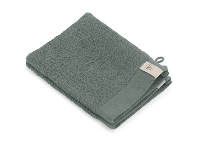 Walra washand soft cotton legergroen set van 2 Walra washand soft cotton legergroen set van 2