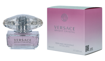 Versace Bright Crystal Natural Deo Spray 50ml Geparfumeerde deodorant Dames Versace Bright Crystal Natural Deo Spray 50ml Geparfumeerde deodorant Dames