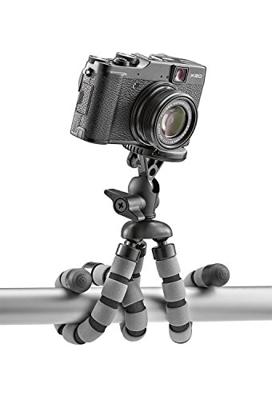 Cullmann Alpha 655 Flexibel ministatief inclusief kogelkop en snelkoppelingssysteem, 25 cm grijs
