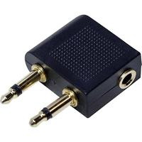 LogiLink CA1089 audio-adapter voor de vliegtuigstoel-audioaansluiting - thumbnail