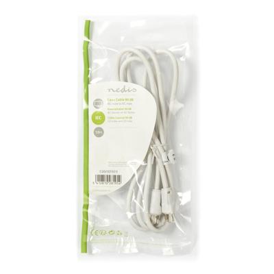 Coaxkabel 90 dB | IEC (Coax) Male - IEC (Coax) Male | 1,5 m | Wit