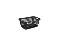 Sunware basic wasmand 65 cm laag zwart - thumbnail