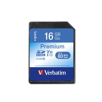 Verbatim 43962 SDHC-kaart 16 GB Class 10 Schrijfbeveiligingsschakelaar Verbatim 43962 SDHC-kaart 16 GB Class 10 Schrijfbeveiligingsschakelaar