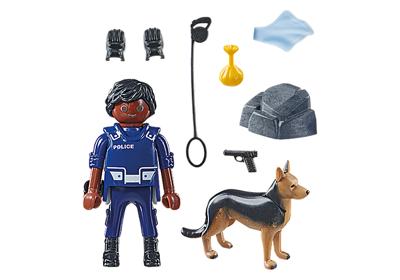 71162 Playmobil Politieagent Met Speurhond 71162 Playmobil Politieagent Met Speurhond