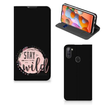 Samsung Galaxy M11 | A11 Magnet Case Boho Stay Wild Samsung Galaxy M11 | A11 Magnet Case Boho Stay Wild