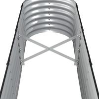 Plantenbak 332x40x36 cm gepoedercoat staal antracietkleurig - thumbnail