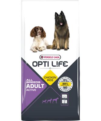 Opti Life Adult Active hondenvoer 2 x 12,5 kg Opti Life Adult Active hondenvoer 2 x 12,5 kg