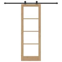 Schuifdeur met Hardware Set 'ORKDAL'van Massief Hout & Glas - thumbnail