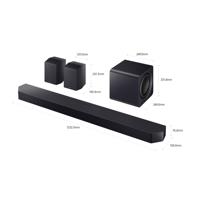 SAMSUNG Soundbar HW-Q990F/ZF 2025 - Dolby Atmos Wireless, Q-Symphony, 11.1.4 kanalen, SpaceFit Sound Pro en compatibel met spraakassistenten - thumbnail