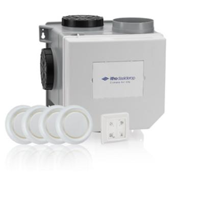 Itho Daalderop CVE-S eco fan ventilator box alles-in-1 pakket SE/SH + vochtsensor + RFT auto + 4 ventielen - euro stekker & perilex stekker Itho Daalderop CVE-S eco fan ventilator box alles-in-1 pakket SE/SH + vochtsensor + RFT auto + 4 ventielen - euro stekker & perilex stekker