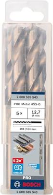 Bosch Accessoires Metaalboren HSS-G, Standard 12,7 x 101 x 151 mm 5st - 2608585543 - thumbnail