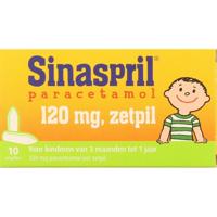 Sinaspril Paracetamol 120mg Zetpillen - thumbnail