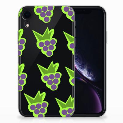 Apple iPhone Xr | Siliconen Case | Druiven