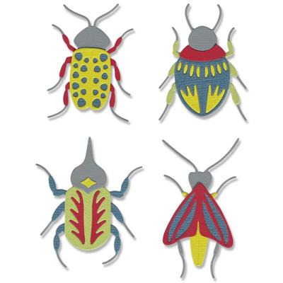 Sizzix • thinlits die set patterned bugs
