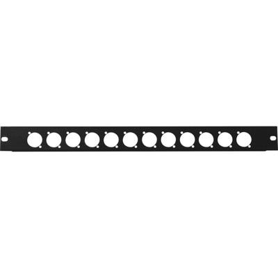 Frontplaat Omnitronic Z-19 12 x XLR (D-Typ) 1 HE