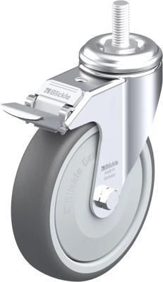 Blickle LKRA-PATH 126KF-FI-GS12 Zwenkwiel met rem Wieldiameter: 125 mm Draagvermogen (max.): 120 kg 1 stuk(s)