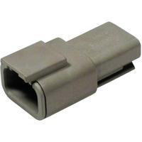 TE Connectivity DTM 04-3 P Ronde connector Bus, recht Totaal aantal polen: 3 Serie (ronde connectoren): DTM 1 stuk(s) - thumbnail