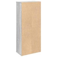 Badkamerkast met rolhouder 39x22x90 cm grijs sonoma eiken - thumbnail