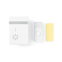 Nedis Draadloze Deurbelset | 3 V DC | 1x CR2032 | 80 dB | 300 m | IP44 | 36 Melodiën | Wit | 1 stuks - DOORB212WT DOORB212WT - thumbnail