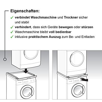 Bosch WTZ11400 tussenstuk Droger accessoire