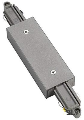 SLV GrijzeConnector 1-Fase langsverbinder elektrisch met voedingsmogelijkheid - 143102