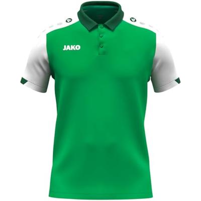 JAKO 6370 Polo Dynamic - Groen/Wit/Donkergroen - M