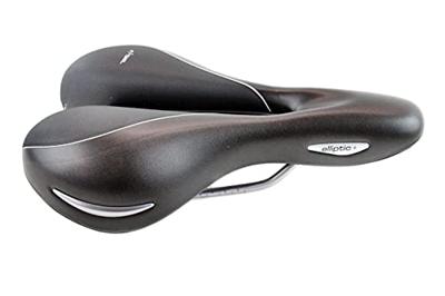CONTEC sattel "elliptic +" ct saddle elliptic+ trekking gents black/silv CONTEC sattel "elliptic +" ct saddle elliptic+ trekking gents black/silv