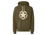 JEEP! Heren hoodie (Kaki, S) - thumbnail