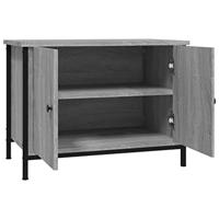 Tv-meubel met deuren 60x35x45 cm bewerkt hout grijs sonoma - thumbnail