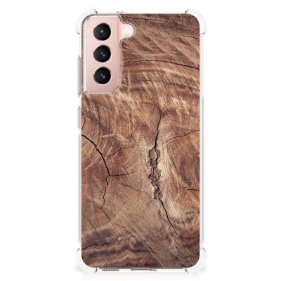 Samsung Galaxy S21 FE Stevig Telefoonhoesje Tree Trunk Samsung Galaxy S21 FE Stevig Telefoonhoesje Tree Trunk