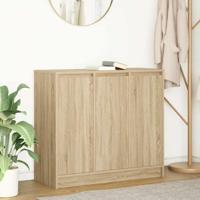 Dressoir 85x34x76 cm spaanplaat Sonoma eikenkleurig - thumbnail