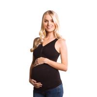 Carriwell zwangerschapstop zwart maat S - thumbnail