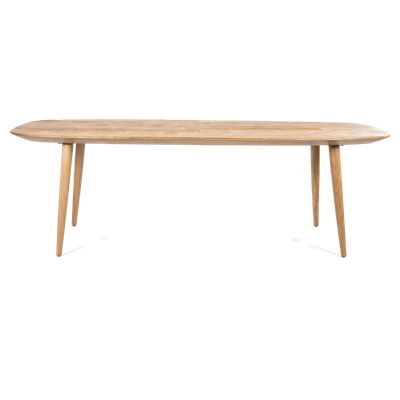 Eleonora Eettafel 'Tabassum' Teakhout, 220 x 100cm Eleonora Eettafel 'Tabassum' Teakhout, 220 x 100cm