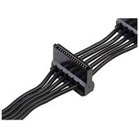 SilverStone SST-CP06-E4, 1x 15-Pin-SATA > 4x 15-Pin-SATA kabel - thumbnail