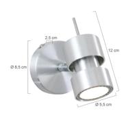 Steinhauer WandspotNatasja Led metaalgrijs - 7901ST - thumbnail