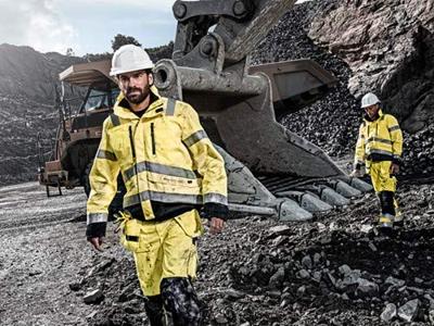 Blåkläder X1900 short denim stretch blauw/zwart maat 48