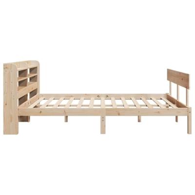 Bedframe zonder matras massief grenenhout 150x200 cm