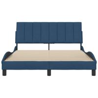 Bedframe zonder matras "Hanko" 120x200 cm stof blauw - thumbnail