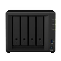 Synology DiskStation DS418 data-opslag-server NAS Mini Tower Ethernet LAN Zwart RTD1296 - thumbnail