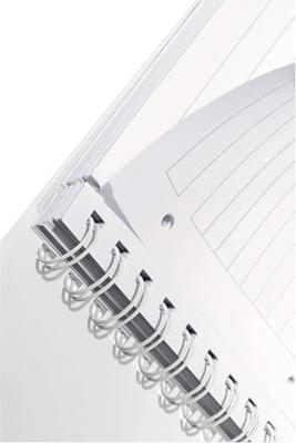 Leitz WOW schrift ft A5, gelijnd, zwart