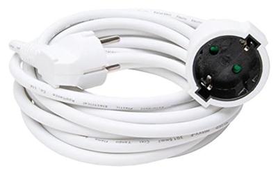 Kopp 143301011 Verlengstuk geaarde contacten, 5 m, wit
