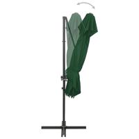 VidaXL Zweefparasol met dubbel dak 250x250 cm groen - thumbnail
