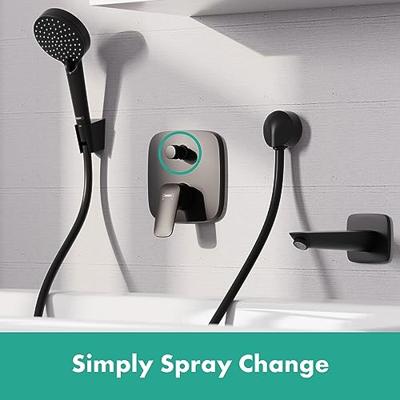 Hansgrohe Logis ééngreeps badmengkraan afbouwdeel, mat zwart Hansgrohe Logis ééngreeps badmengkraan afbouwdeel, mat zwart