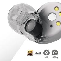Technics EAH-AZ40M2EK Draadloze hoofdtelefoon met ruisonderdrukking, multipoint Bluetooth, comfortabele in-ear hoofdtelefoon, geïntegreerde microfoon, tot 5,5 uur batterijduur, zwart - thumbnail