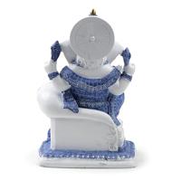 Wit & Blauw Ganesh Meditatie - thumbnail